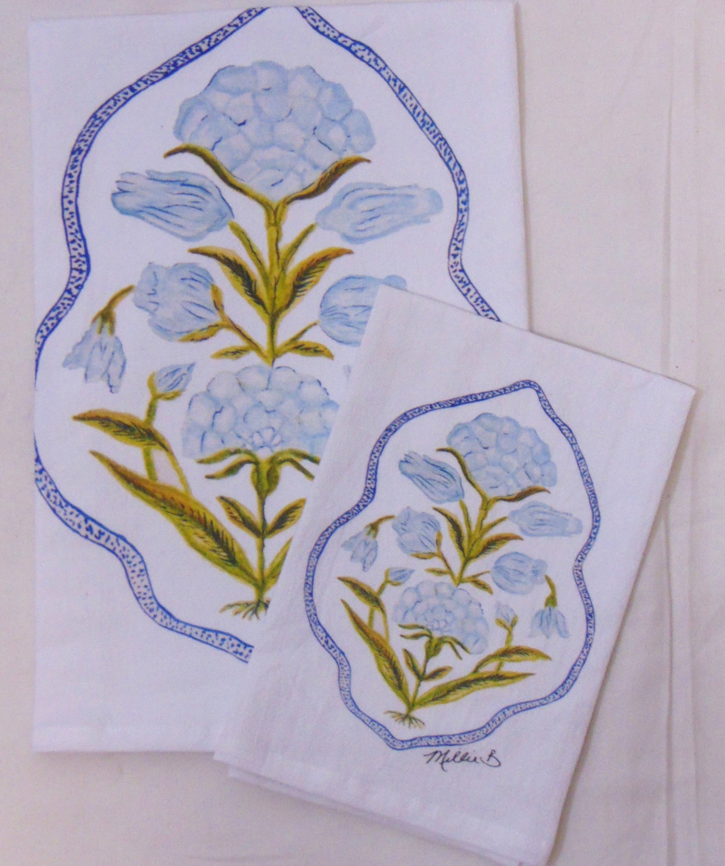 Watercolor Folly Poppy Dinner Napkin Set of 4– Limited Edition by Lowcountry Linens