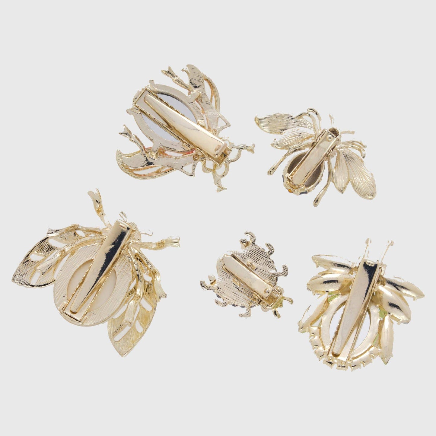 Blingy Bug Clip Set – Set of 5