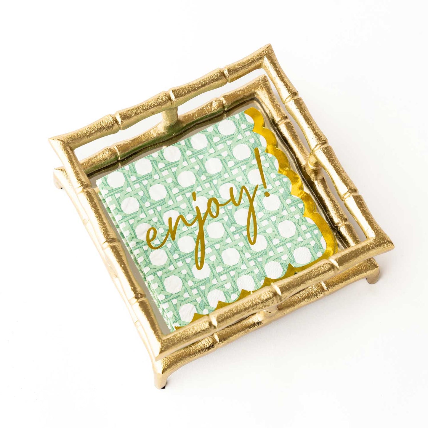 Green Cane Beverage Napkin Pack – Set of 16