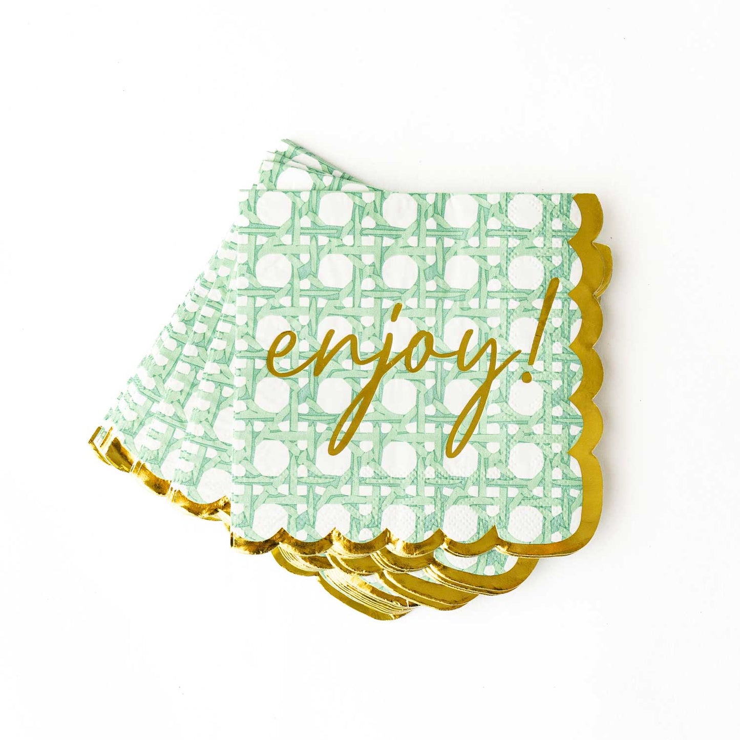 Green Cane Beverage Napkin Pack – Set of 16