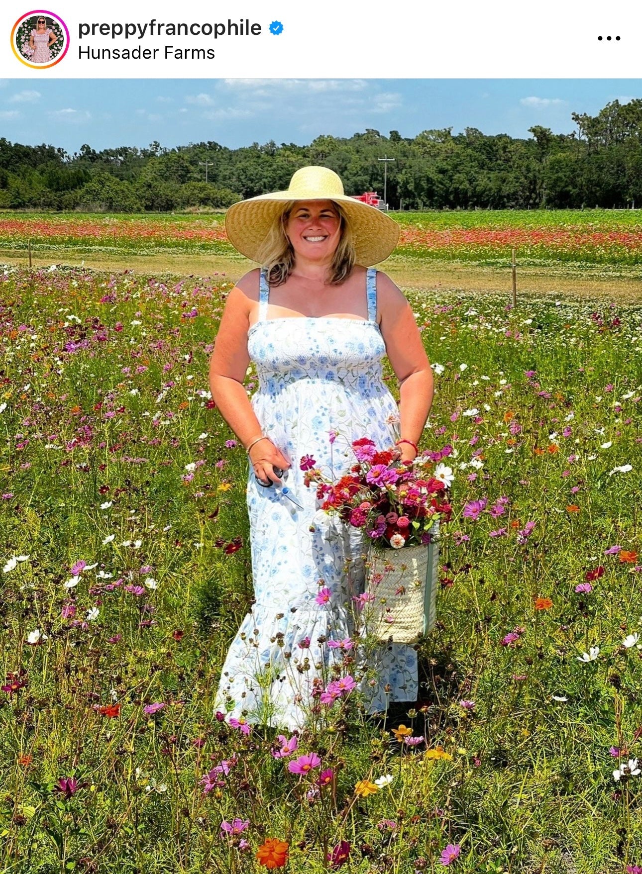 Geranium Sun Hat