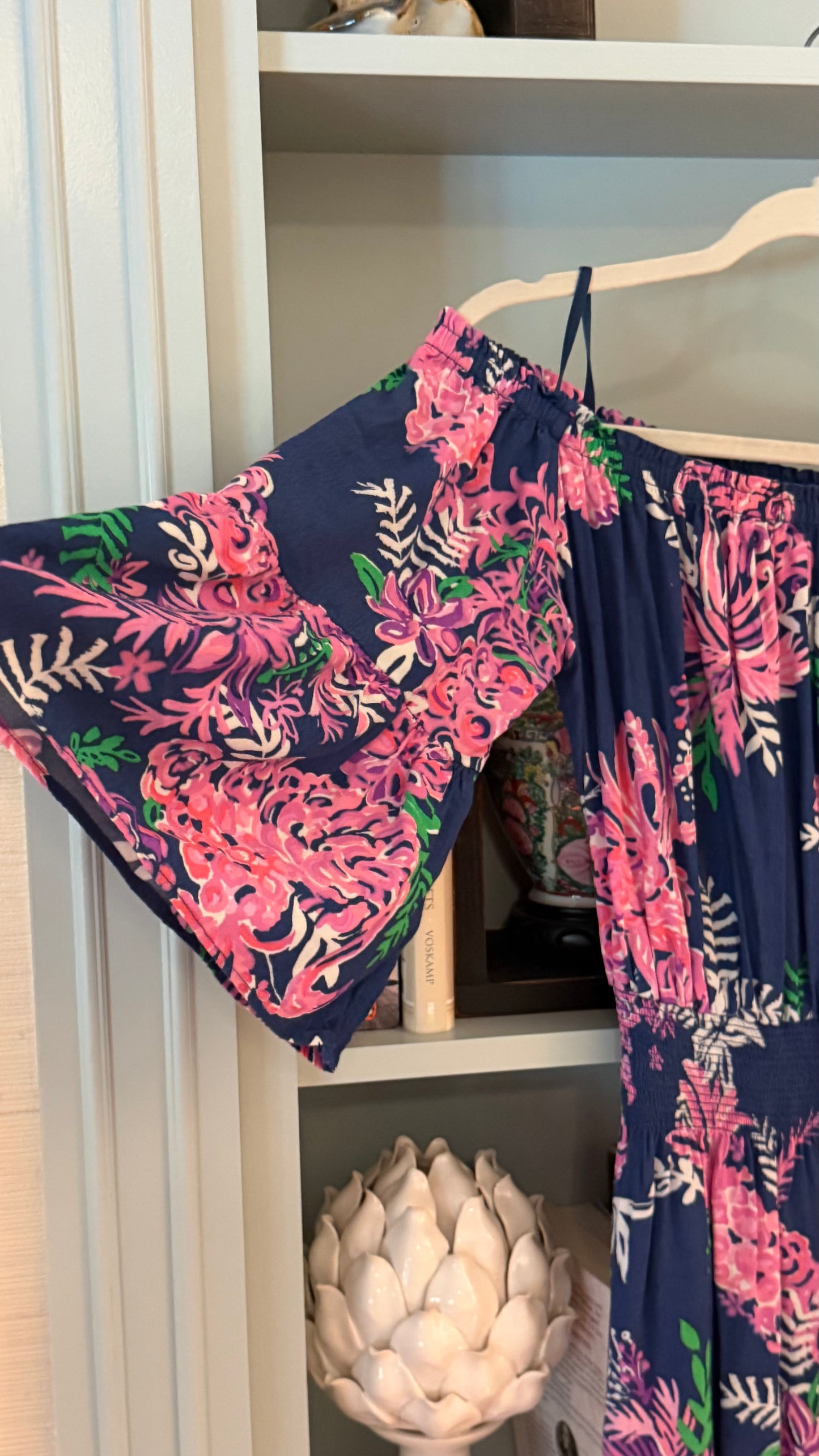 Lilly Pulitzer Raven Midi Dress Oyster Bay Navy | Size Small