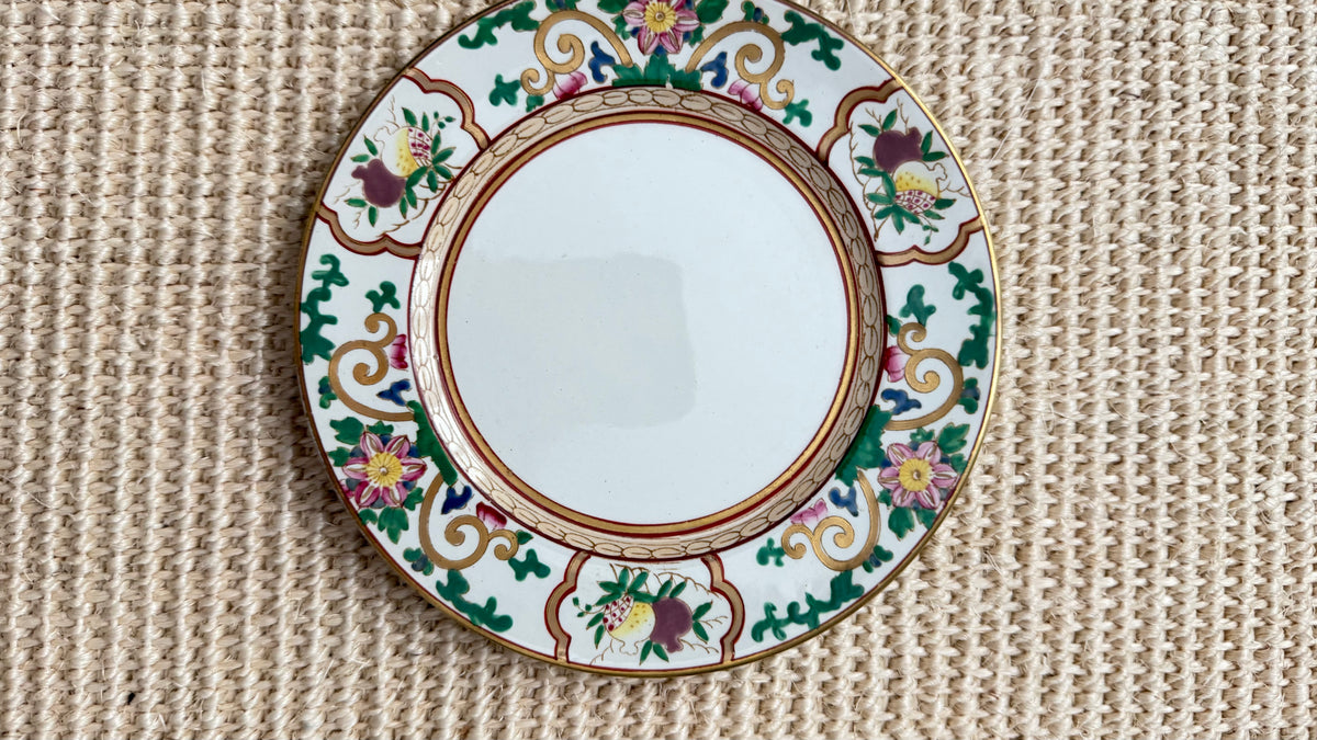 Early 20th-Century Soho Pottery Chinoiserie Plates – Set of 5