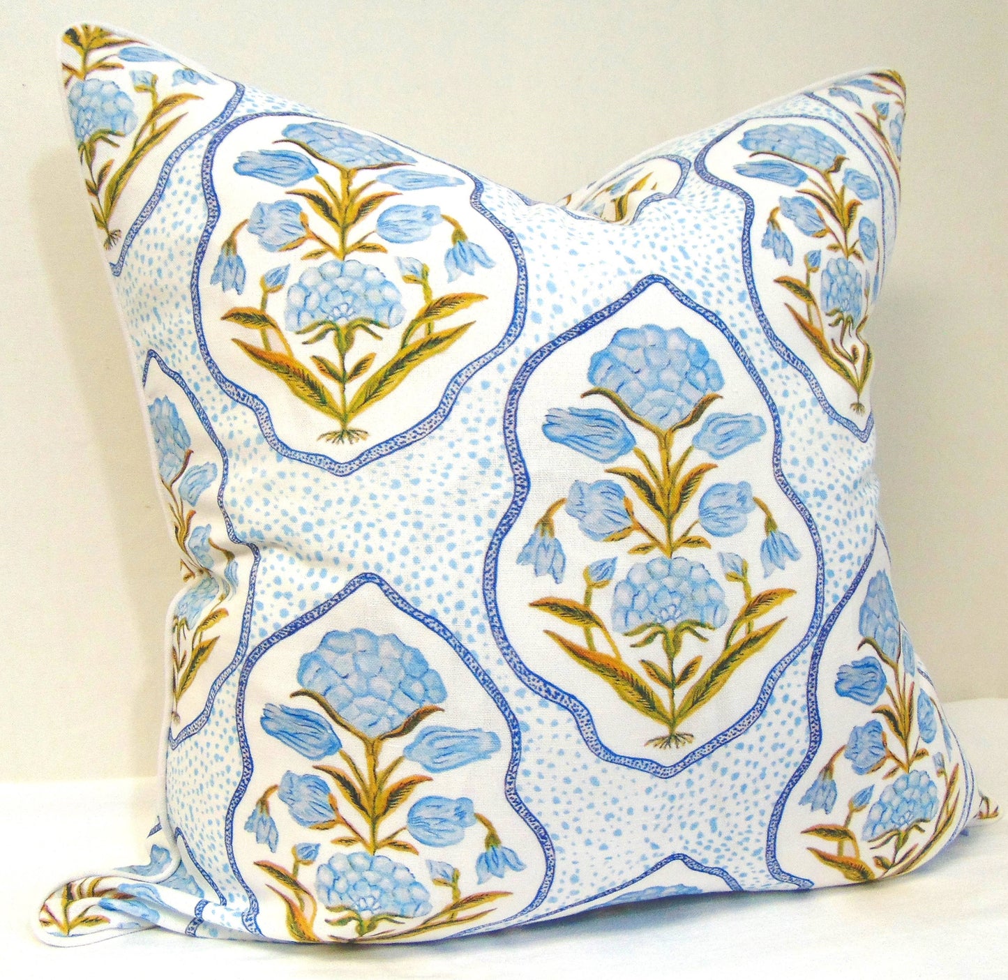 Limited Edition Folly Poppy Pillow Cover With Welt