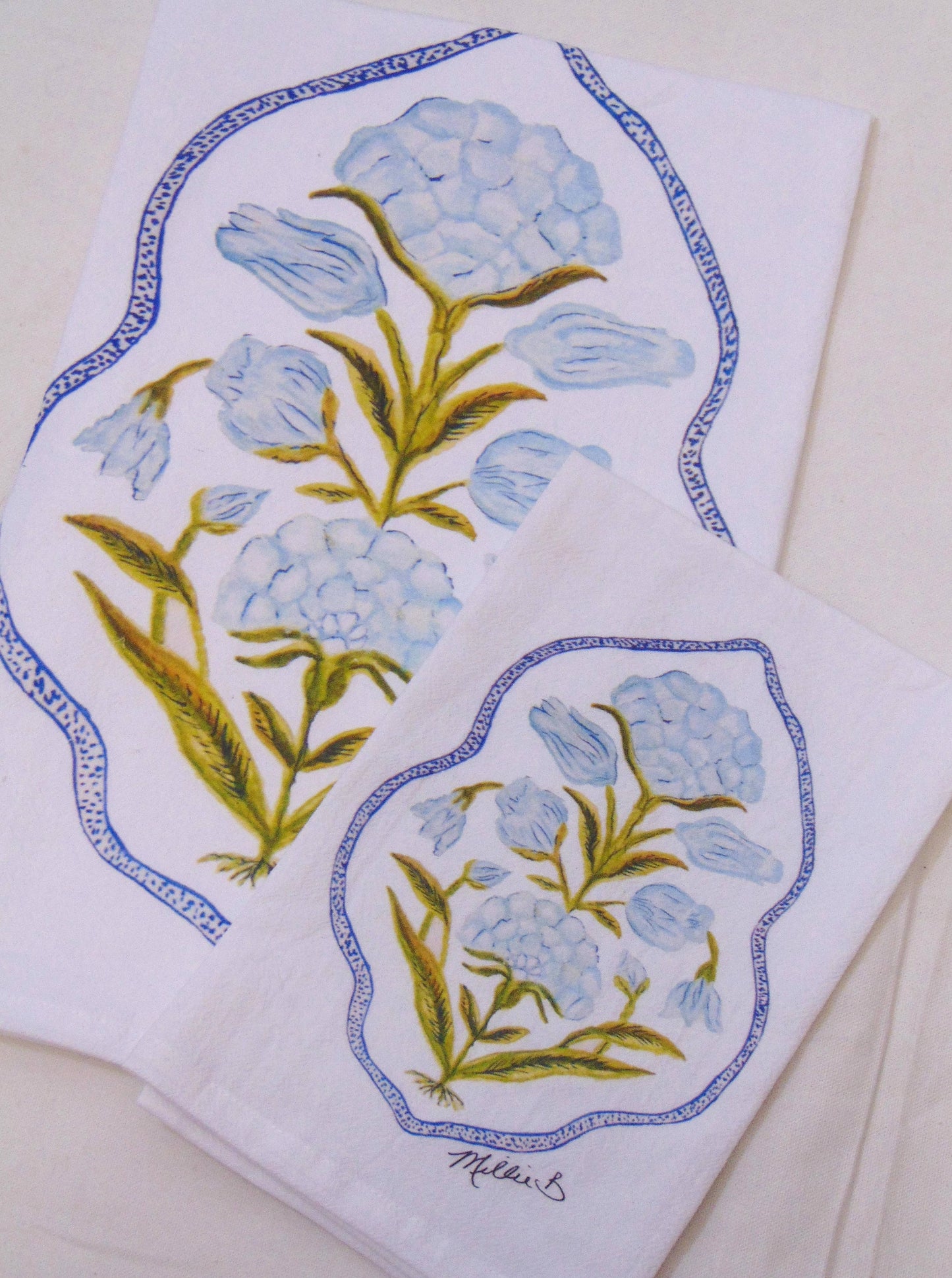 Limited Edition Folly Poppy on White Flour Sack TowelWatercolor Folly Poppy Flour Sack Towel – Limited Edition by Lowcountry Linens