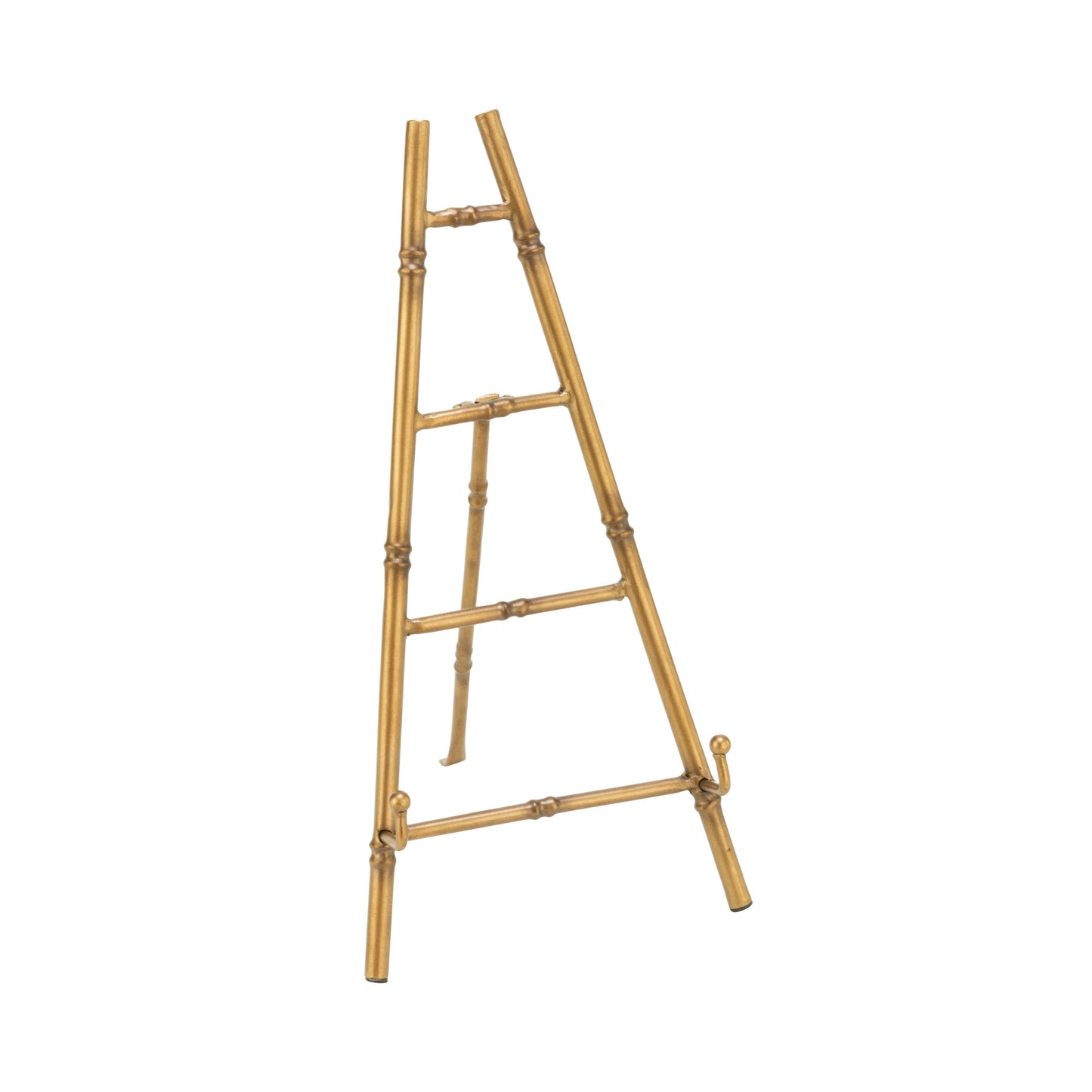 Metal Bamboo Easel – 13" Gold Display Stand | Tabletop Styling Staple