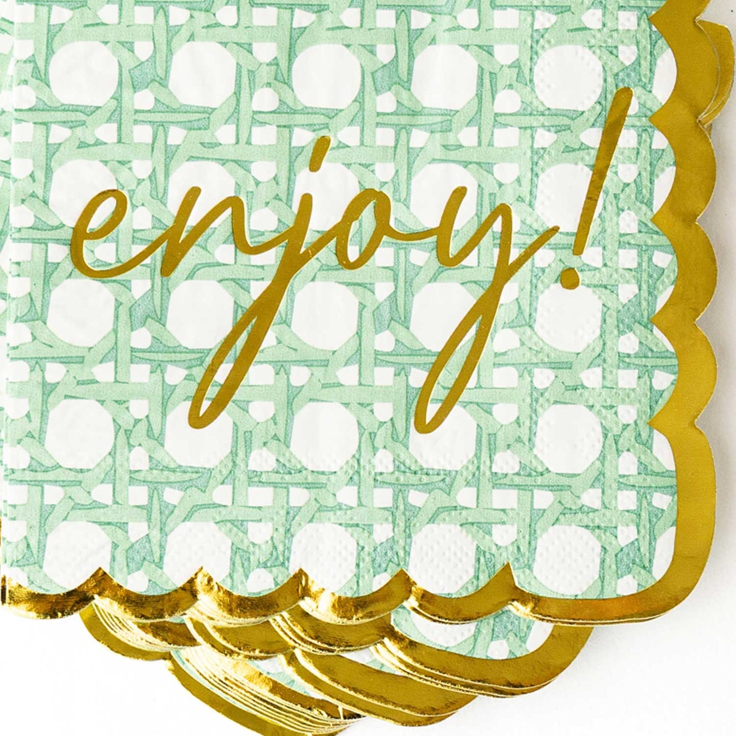 Green Cane Beverage Napkin Pack – Set of 16