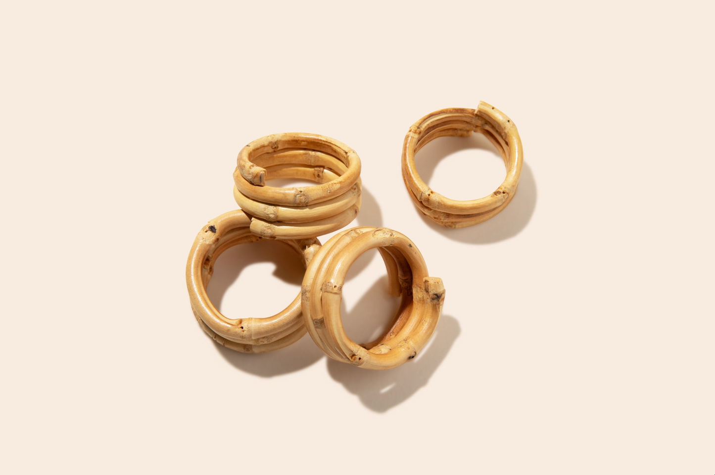 Bamboo Root Napkin Rings | Dining Bestseller