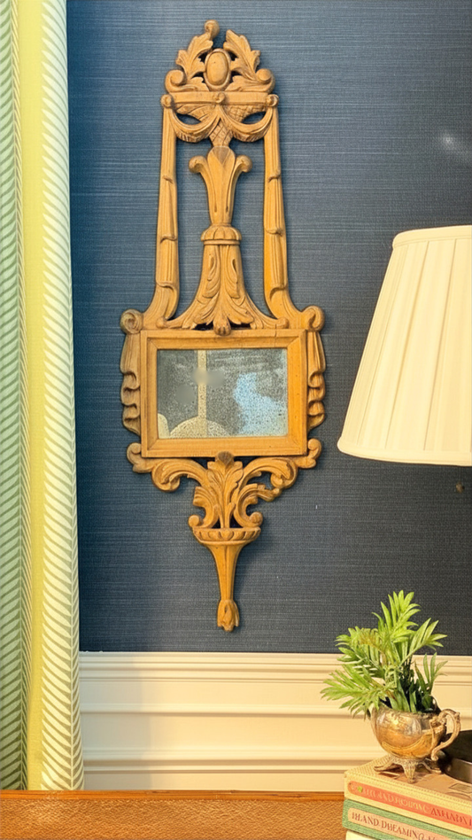 18th-Century Italian Cartagloria Altar Frame Converted to Mirror