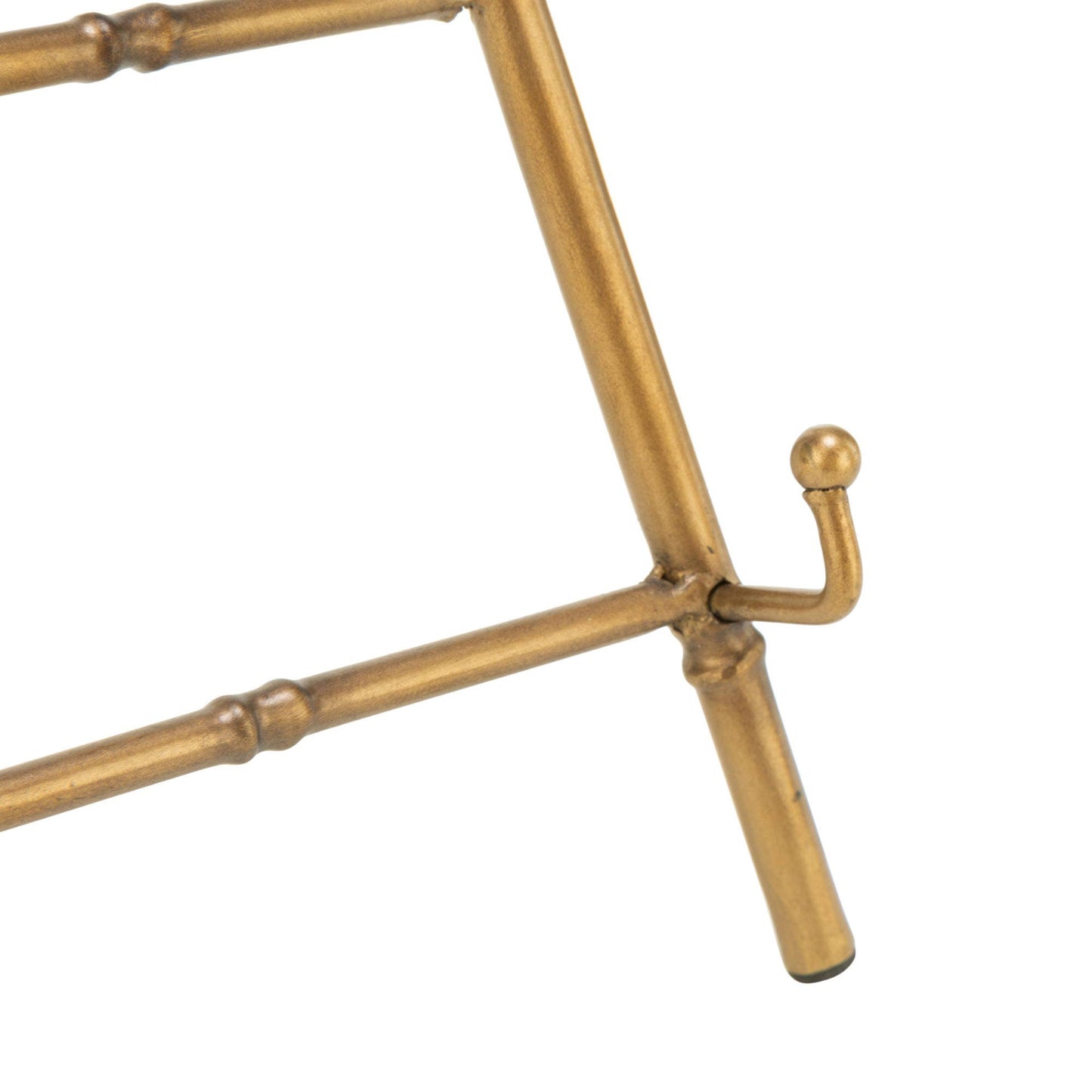 Metal Bamboo Easel – 13" Gold Display Stand | Tabletop Styling Staple