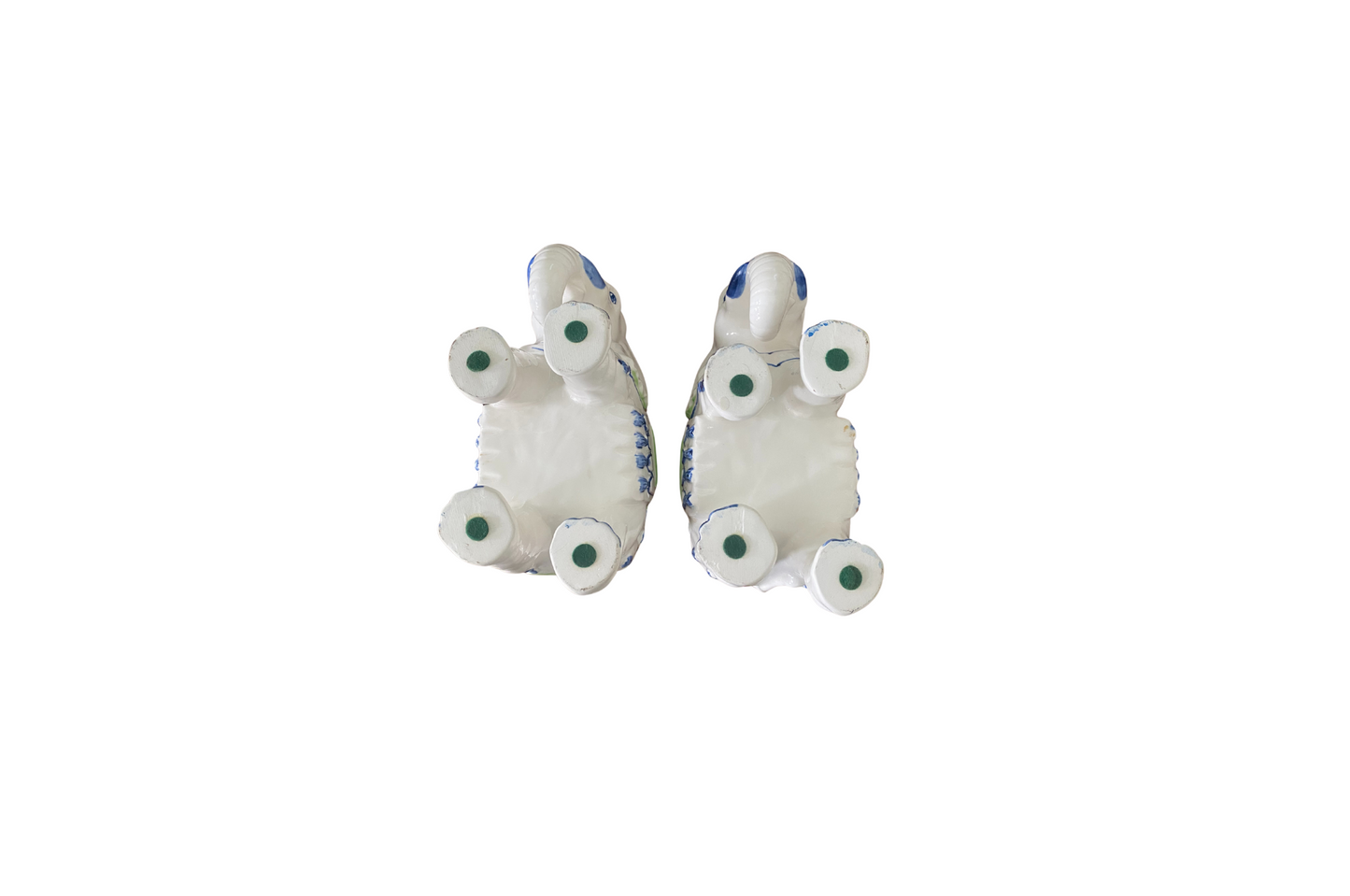 Vintage 1970s Fitz & Floyd Elephant Candlestick Holders, Pair