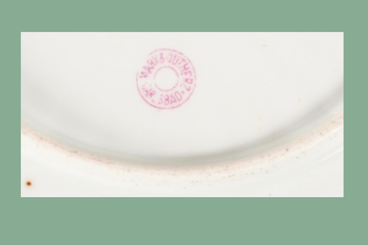 1890's Victoria MARX & GUTHERZ CARLSBAD FINE PORCELAIN FISH SET