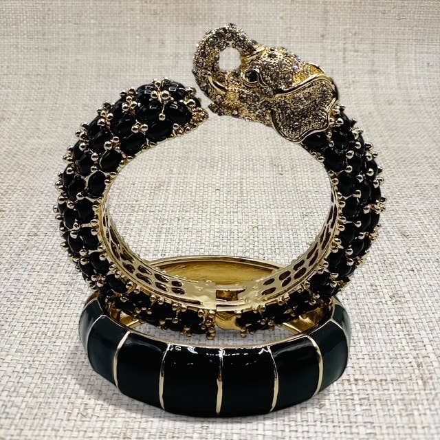 Black Bamboo Bracelet