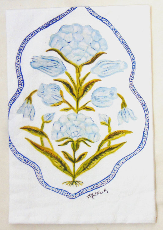 Limited Edition Folly Poppy on White Flour Sack TowelWatercolor Folly Poppy Flour Sack Towel – Limited Edition by Lowcountry Linens