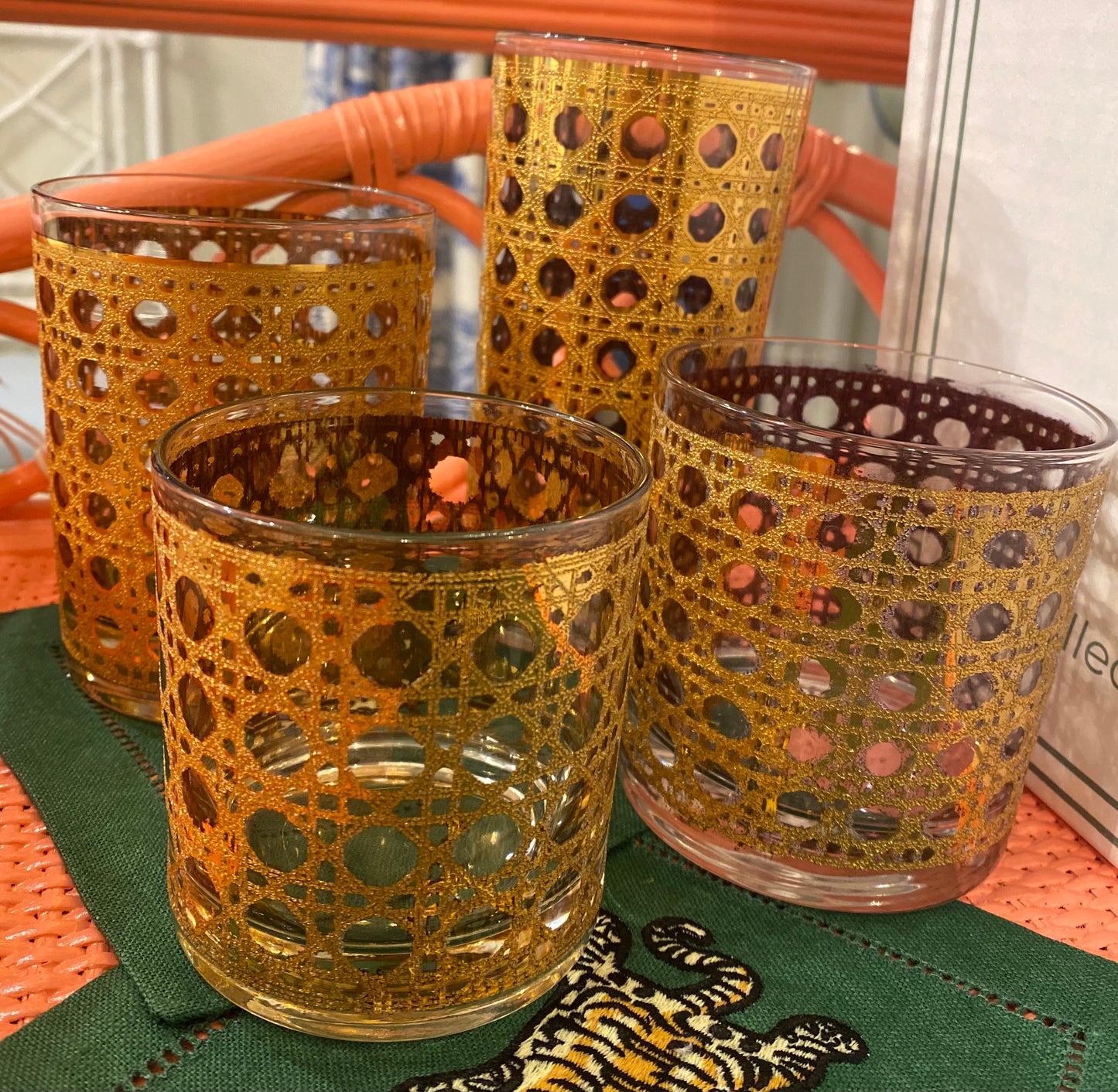 Full Caftail Set for 4 with Bonus Cocktail Picks