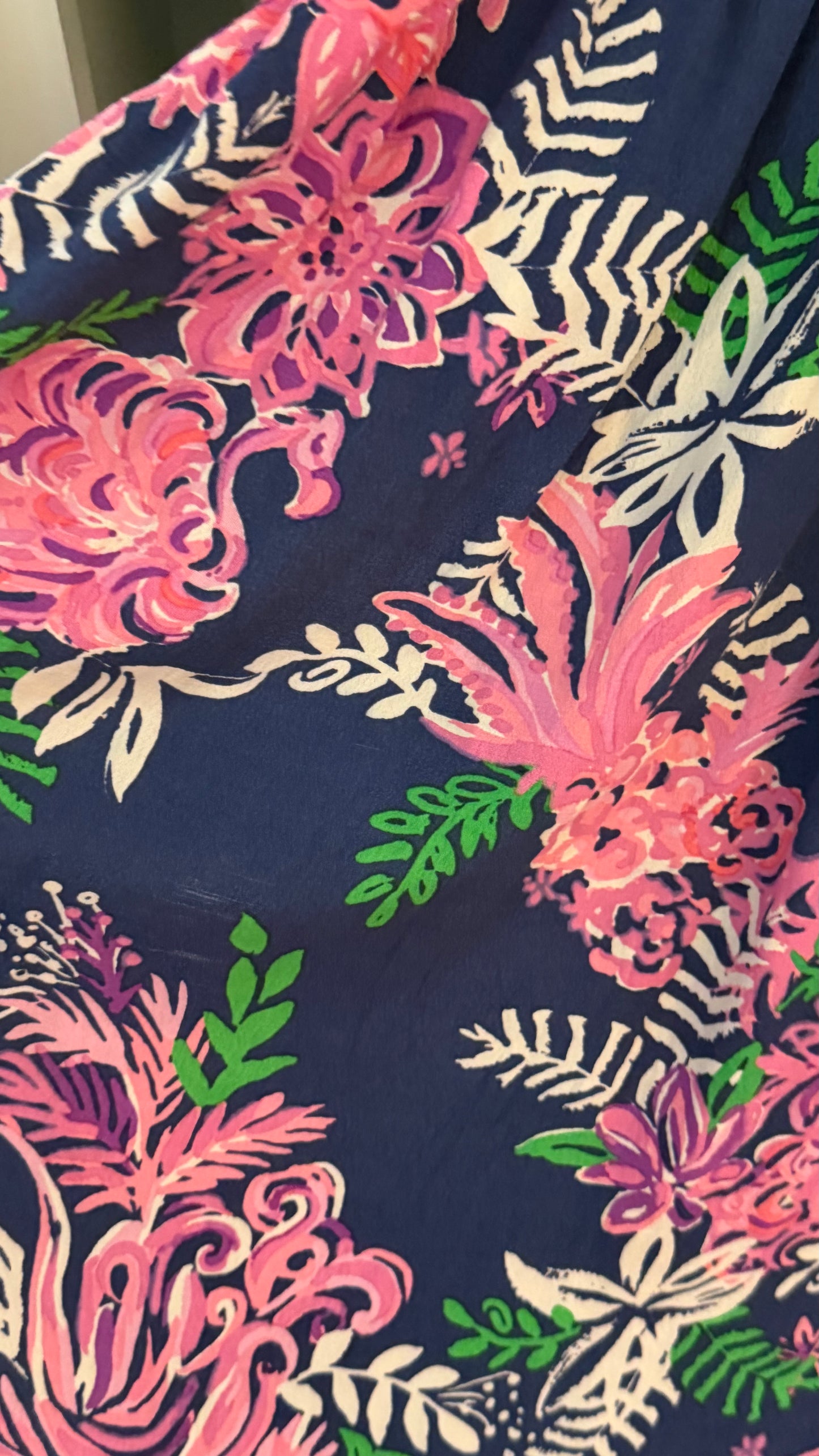 Lilly Pulitzer Raven Midi Dress Oyster Bay Navy | Size Small