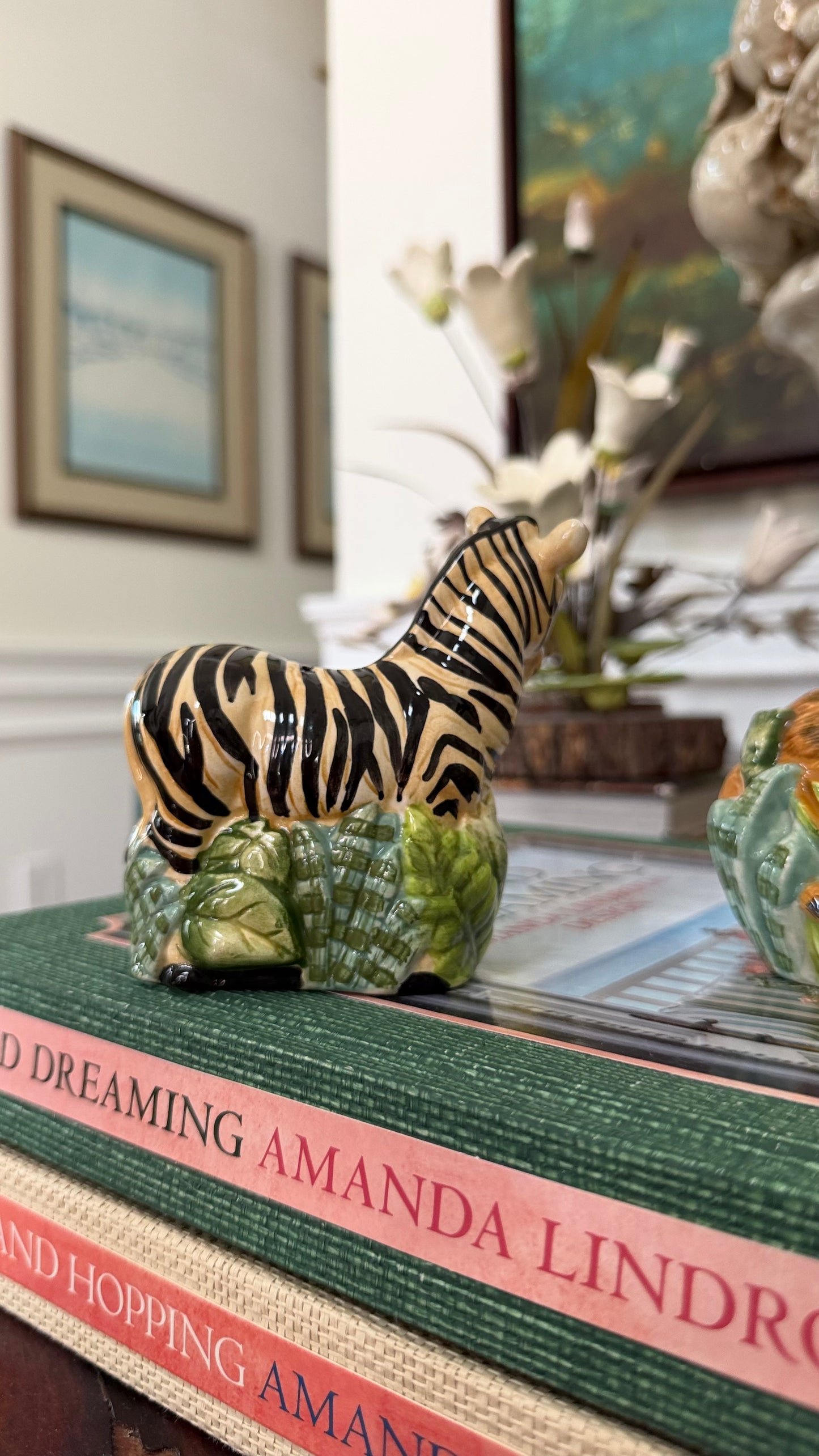Sakura Jungle Leopard & Zebra Salt and Pepper Shakers