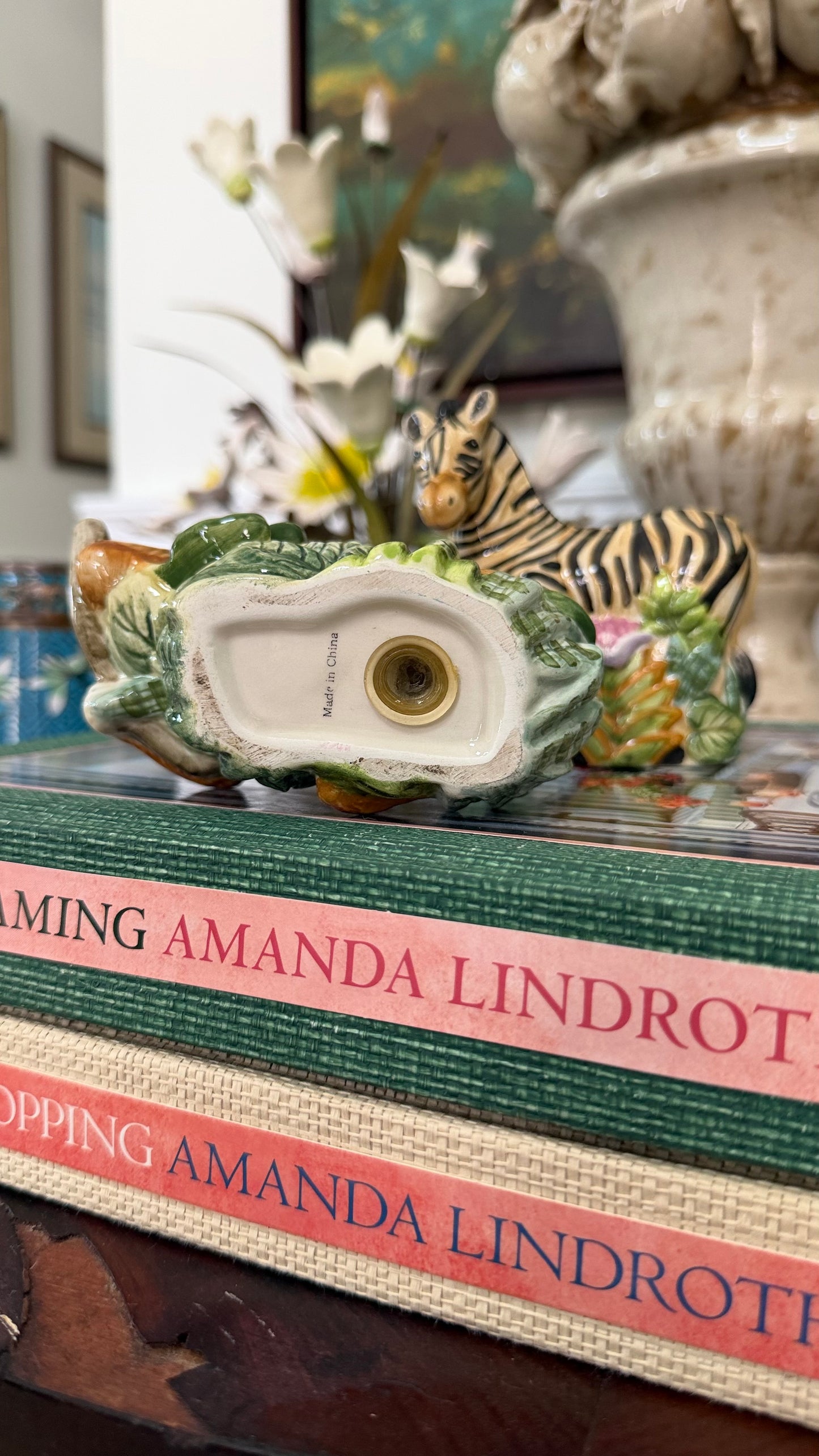 Sakura Jungle Leopard & Zebra Salt and Pepper Shakers