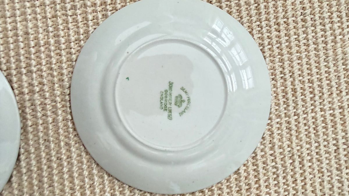 Early 20th-Century Soho Pottery Chinoiserie Plates – Set of 5