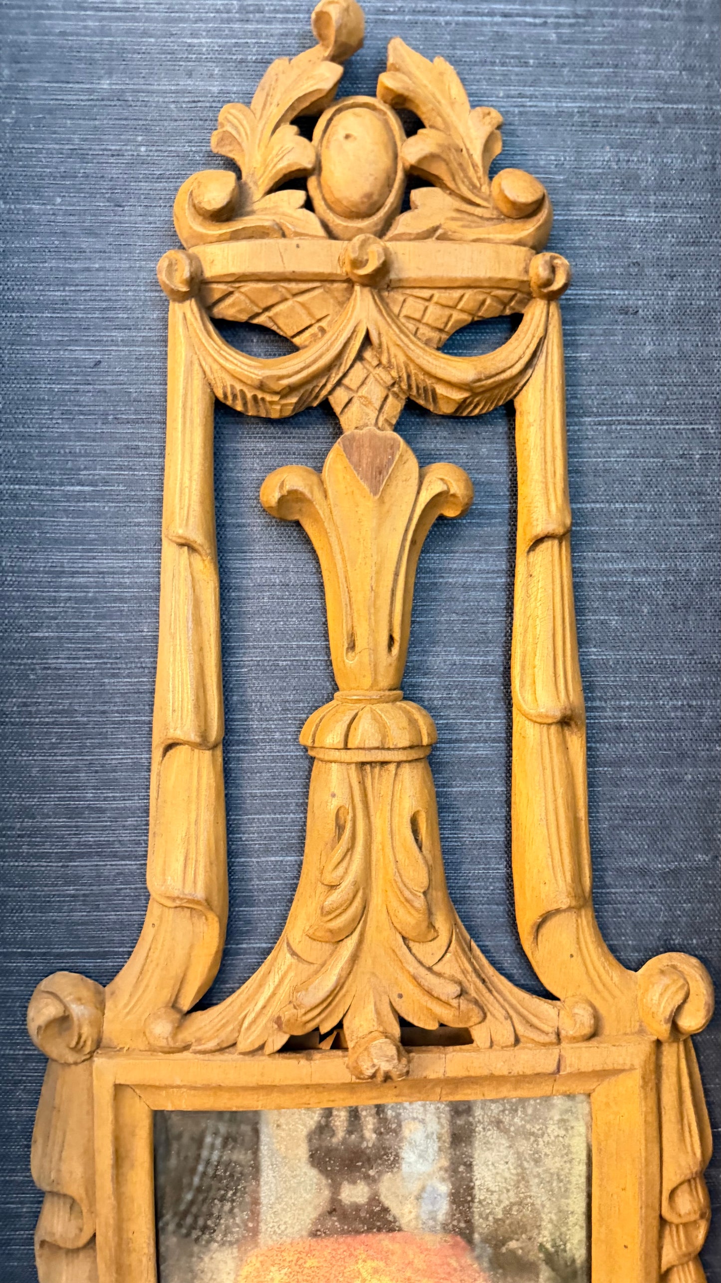 18th-Century Italian Cartagloria Altar Frame Converted to Mirror
