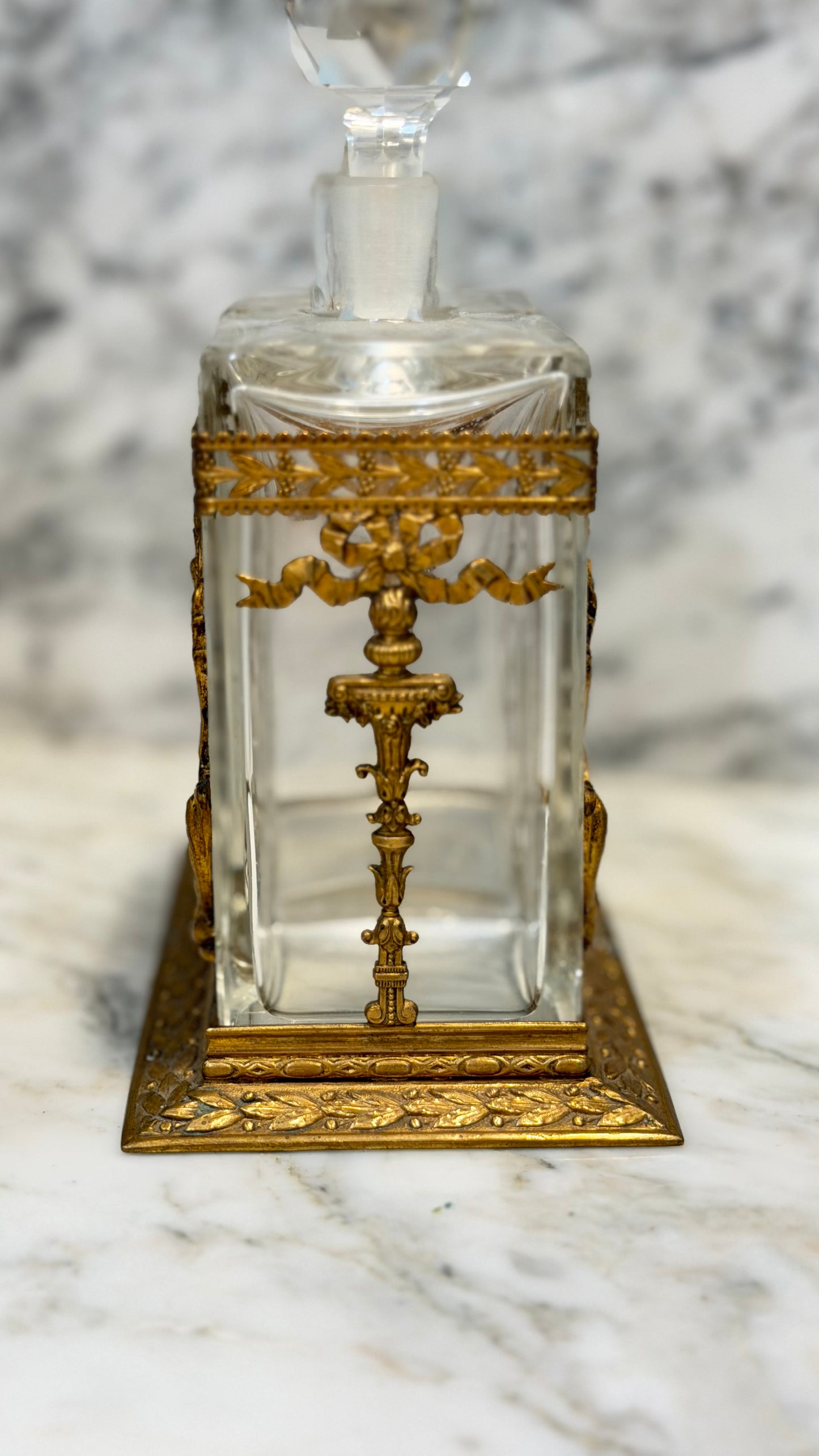Antique French Gilt-Bronze Double Perfume Casket