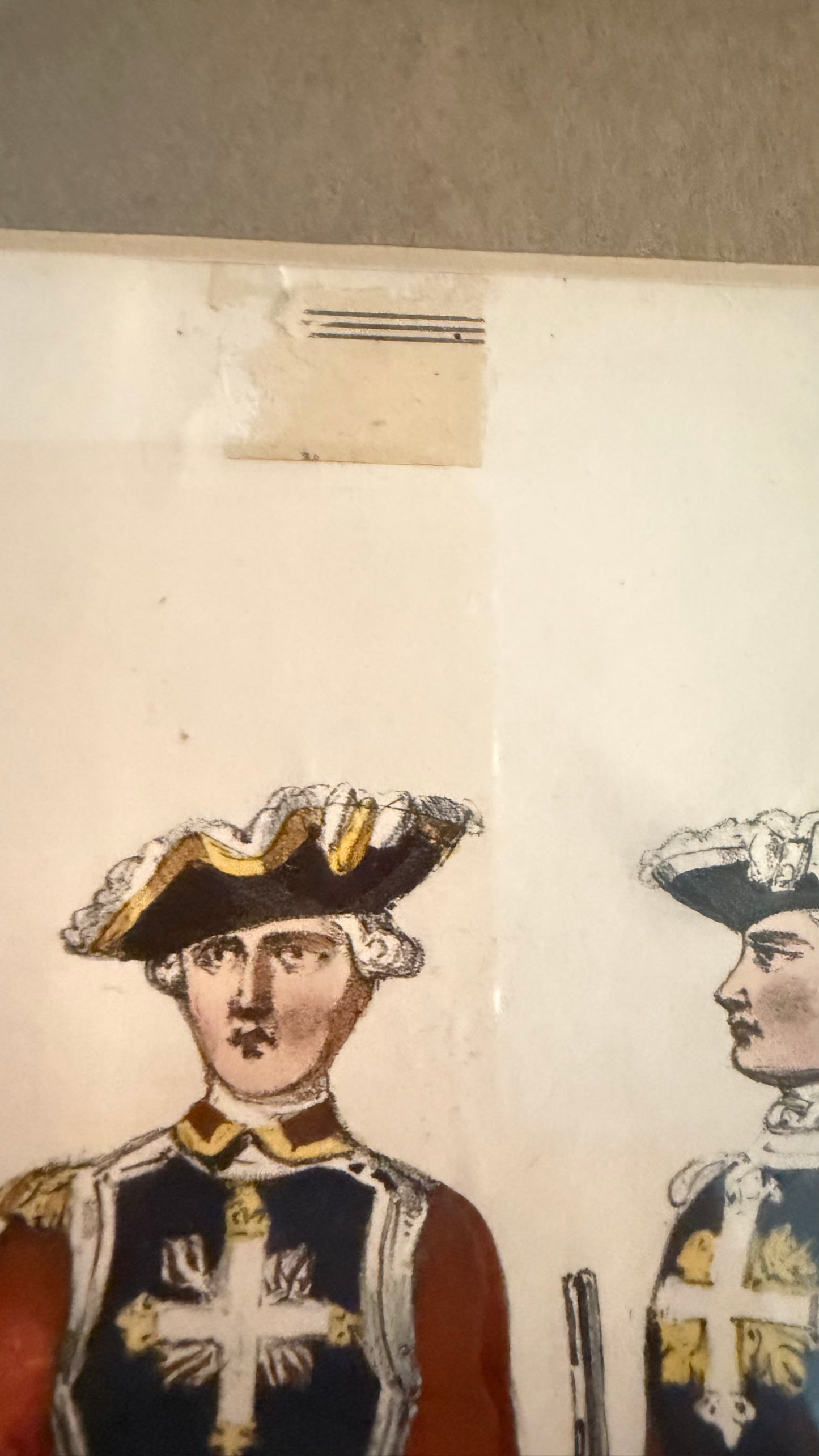 The French Regiment Collection | Antique Charles Vernier Lithographs & Vintage Bell Pull