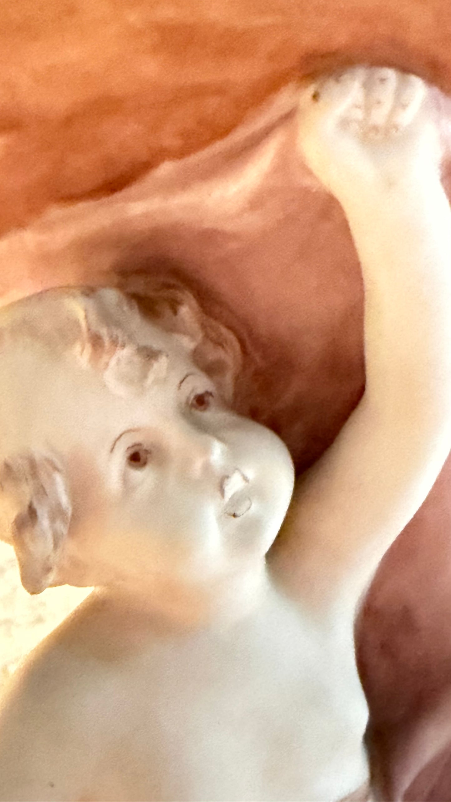 Vintage Royal Dux Art Nouveau Revival Nymph & Putti Shell Centerpiece, Model 10388