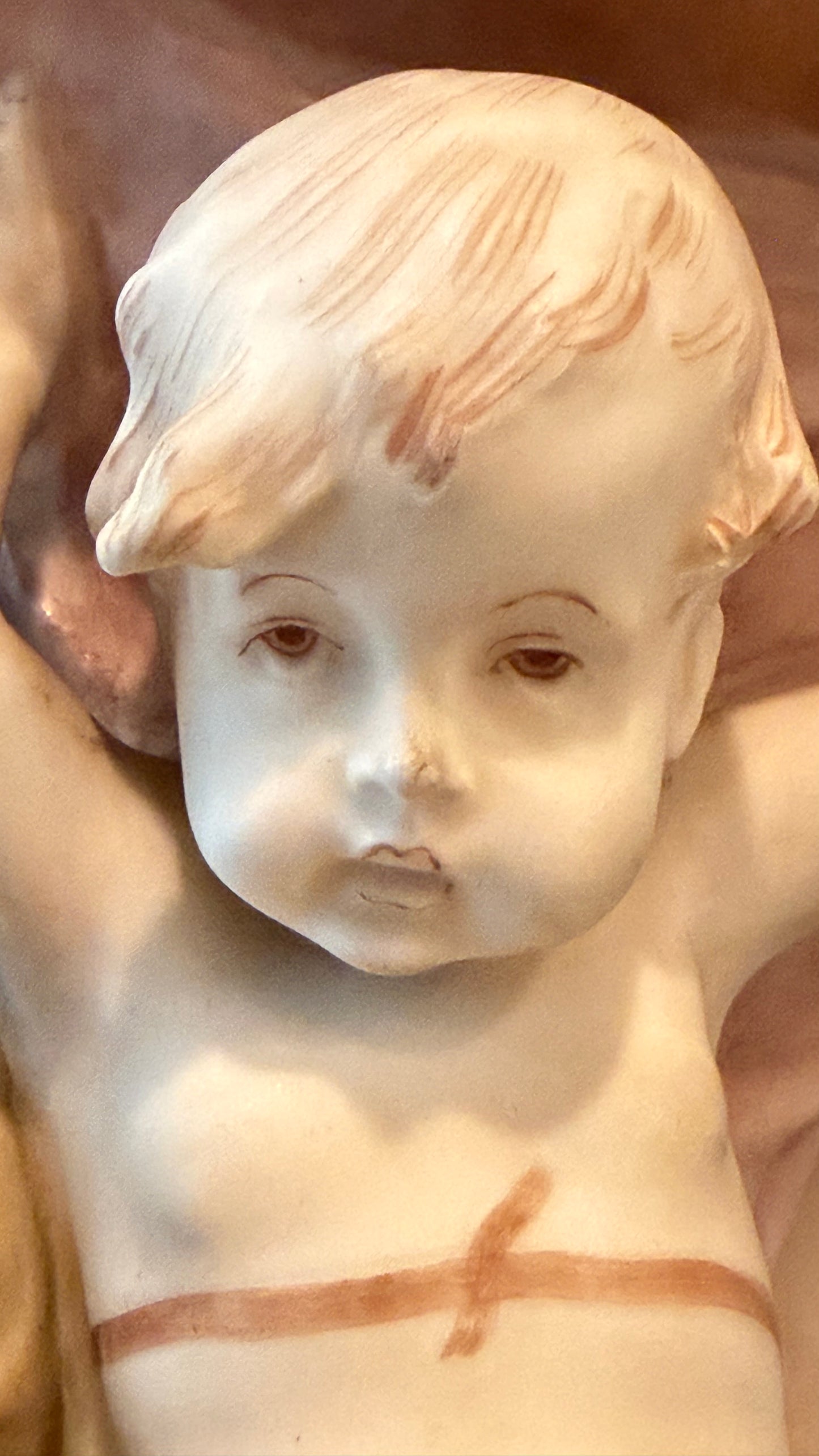 Vintage Royal Dux Art Nouveau Revival Nymph & Putti Shell Centerpiece, Model 10388