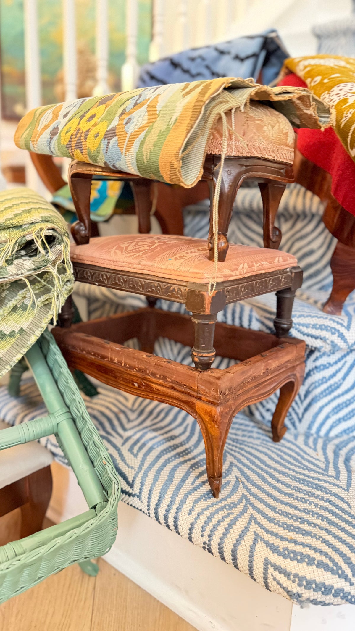 The Stool Edit — Antique & Vintage Frames, Designer Fabrics | Coming Black Friday