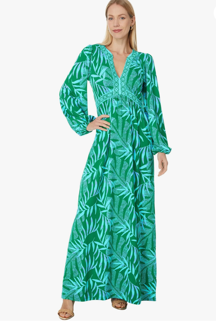 Lilly Pulitzer Wexlee Maxi Dress It's A Jungle Out There | Size 6