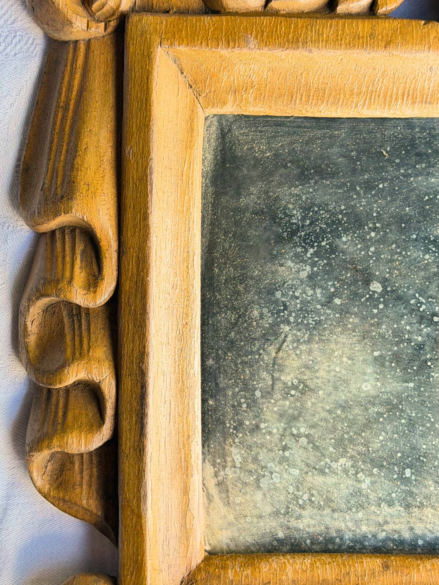 18th-Century Italian Cartagloria Altar Frame Converted to Mirror