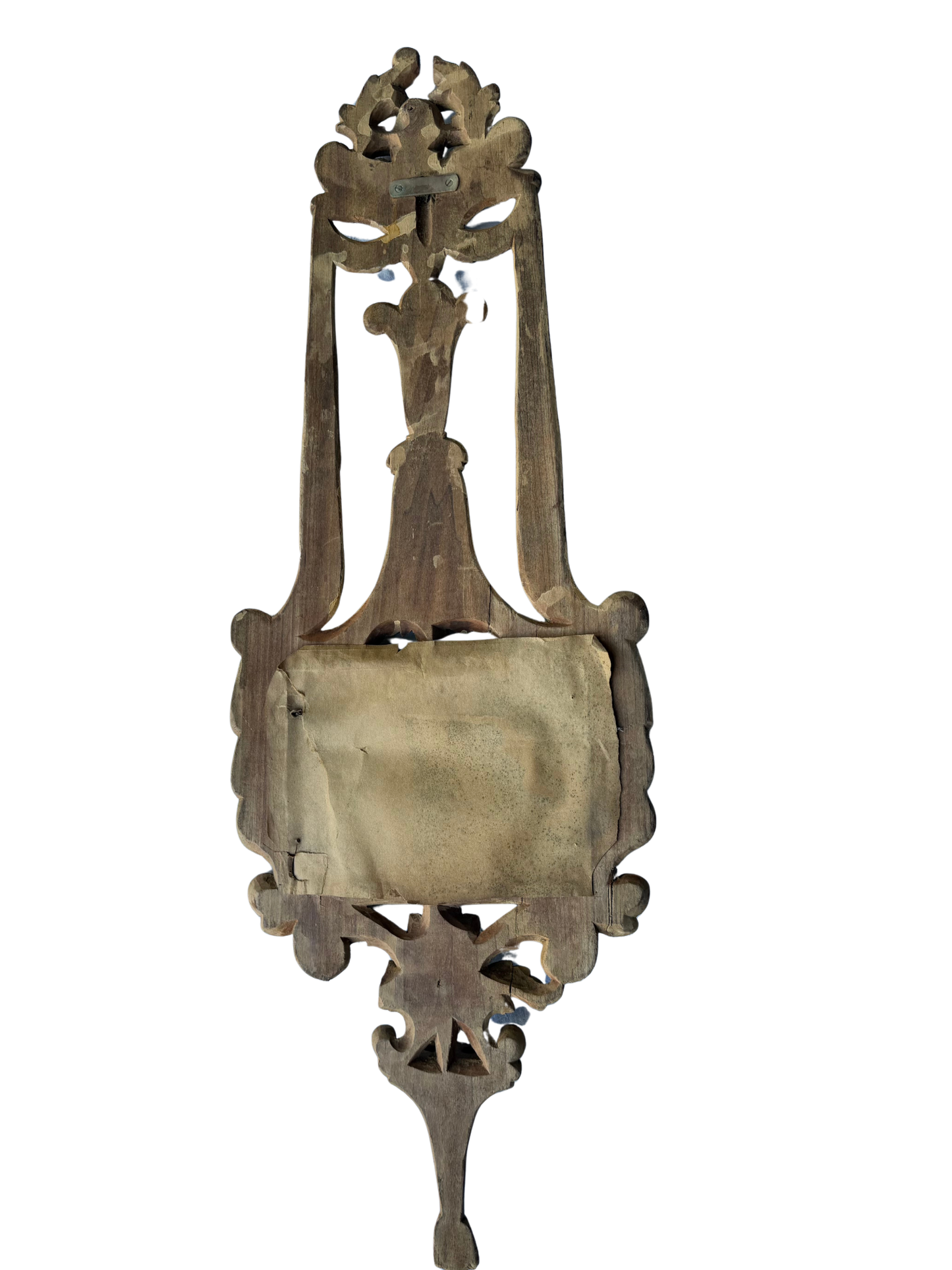 18th-Century Italian Cartagloria Altar Frame Converted to Mirror