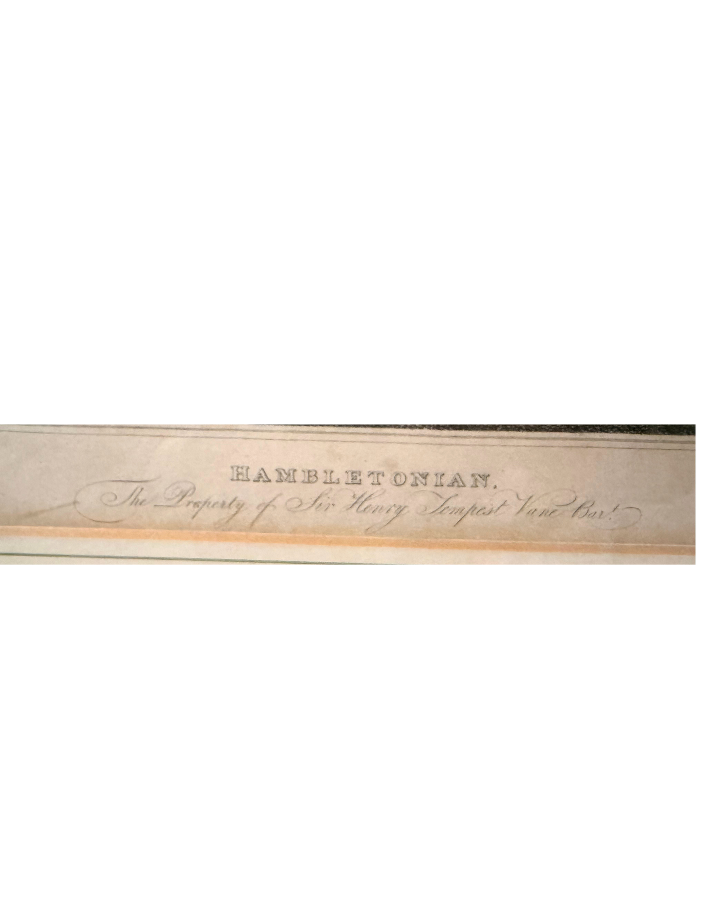 Pair of Antique 1817 George Stubbs Equestrian Engravings — Hambletonian & Baronet