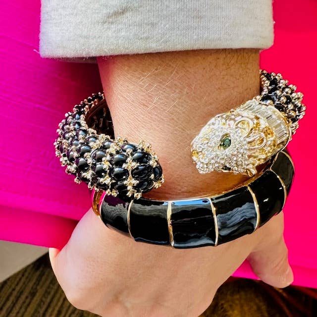Black Bamboo Bracelet
